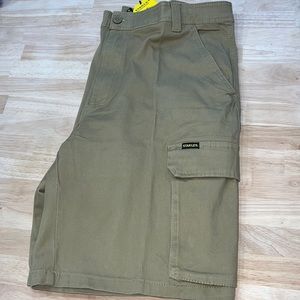 Men’s Stanley Workwear Shorts Khaki - Size: 38